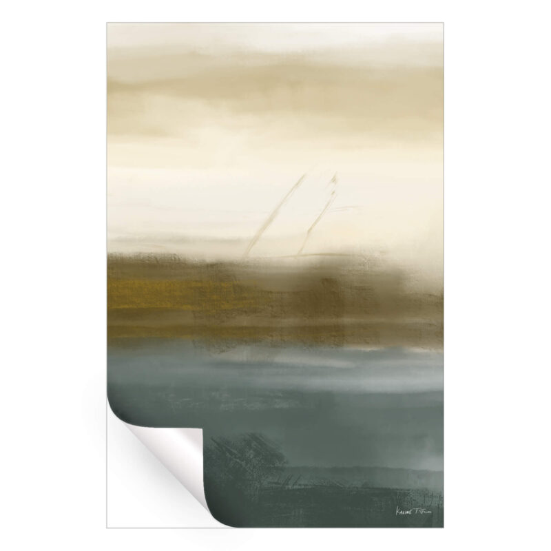 Gold Green No. 1 Green Wall Art by Karine Tonial Grimm