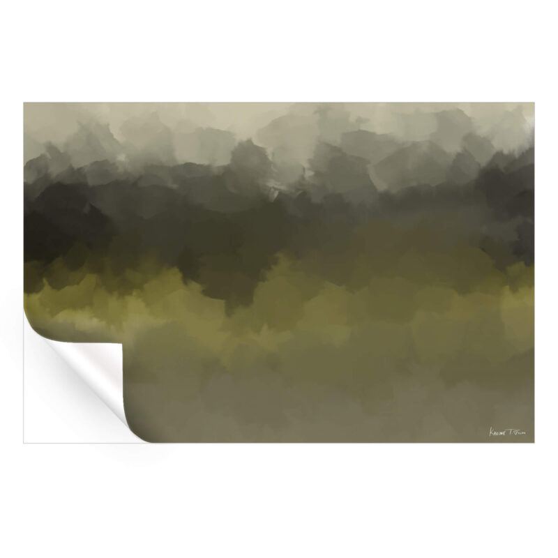 Green Median Green Wall Art by Karine Tonial Grimm