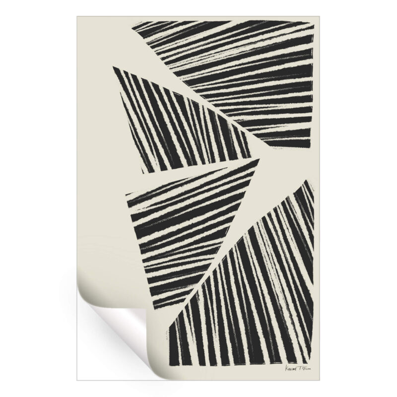 Nordic No. 8 Black and White Wall Art by Karine Tonial Grimm