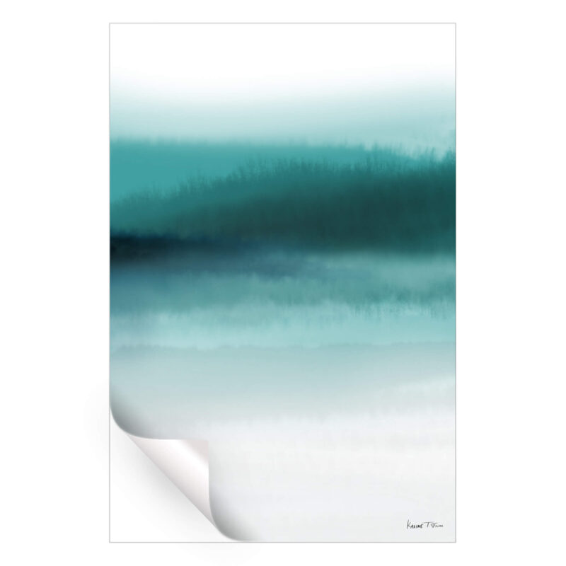 Ocean Colors No. 2 Teal Wall Art by Karine Tonial Grimm