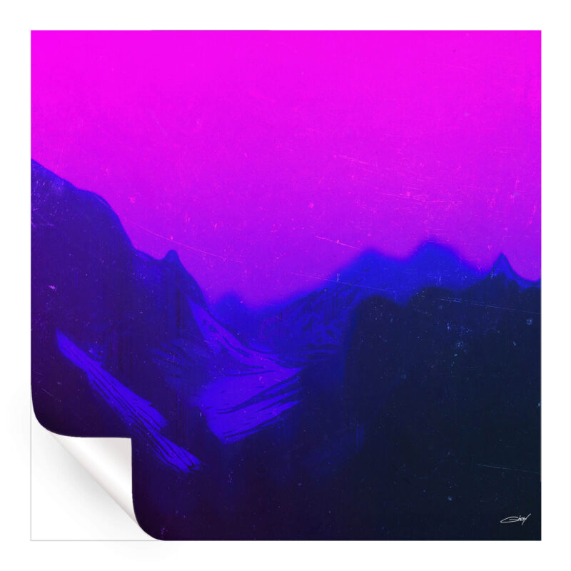 Enjoy the Silence Purple Wall Art by Jamison Gish