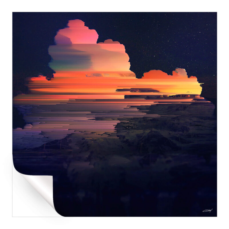 My Head in the Clouds Warm Wall Art by Jamison Gish