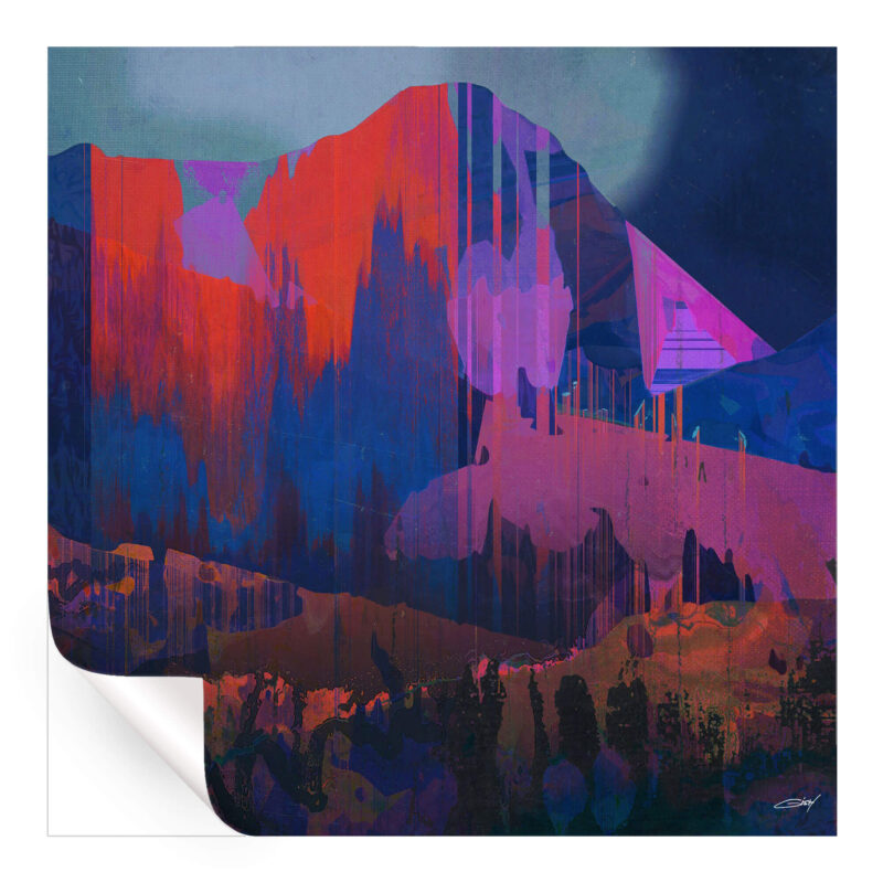 Closer to Me Blue Wall Art by Jamison Gish