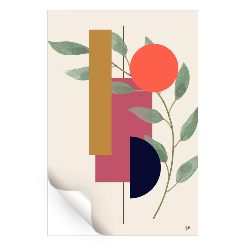 Abstract Garden Colorful Wall Art by George Rosaly