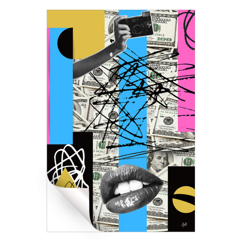 Abundance is Your Birthright Colorful Wall Art by George Rosaly