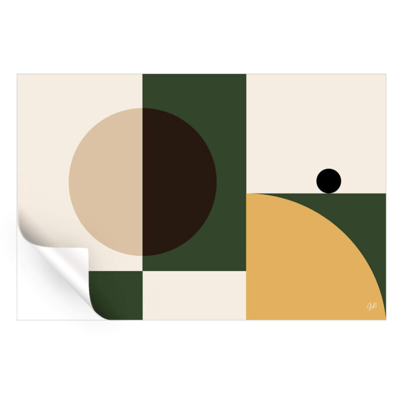 Botanist Puzzle Green Wall Art by George Rosaly