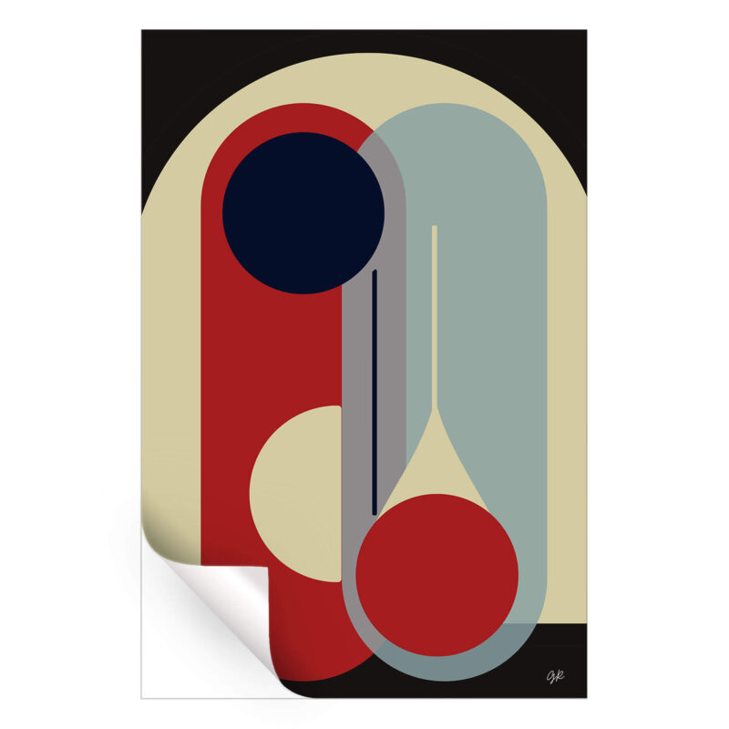 Funky Fresh Red Wall Art by George Rosaly