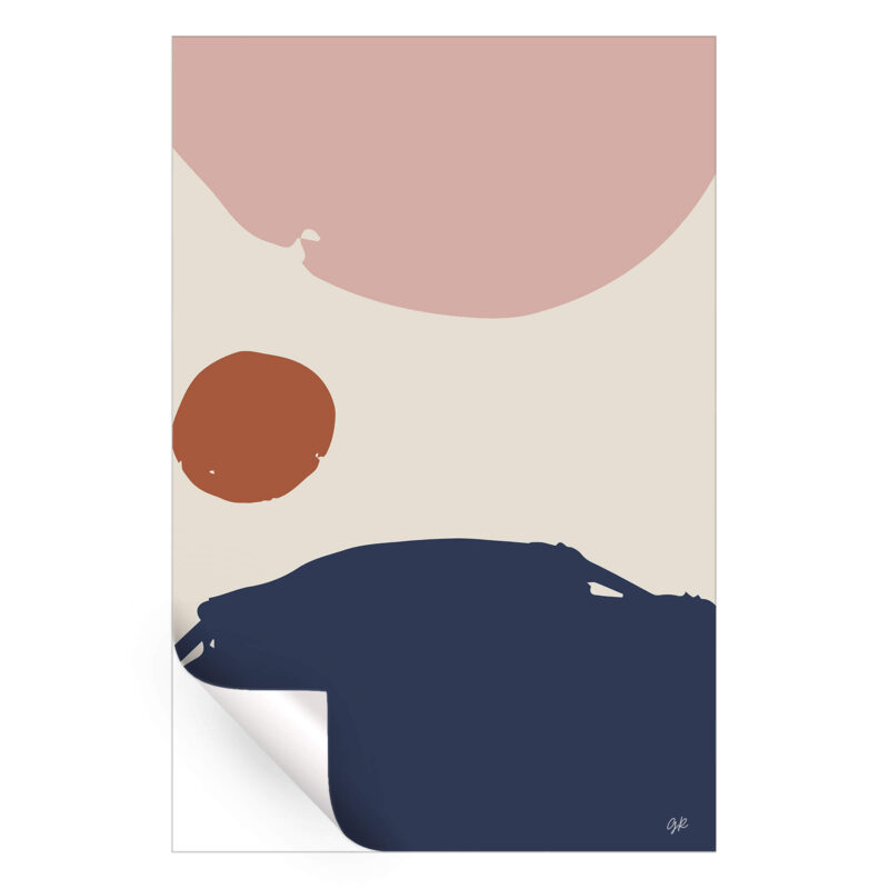 La Cienega Boulevard 3 Pastel Wall Art by George Rosaly