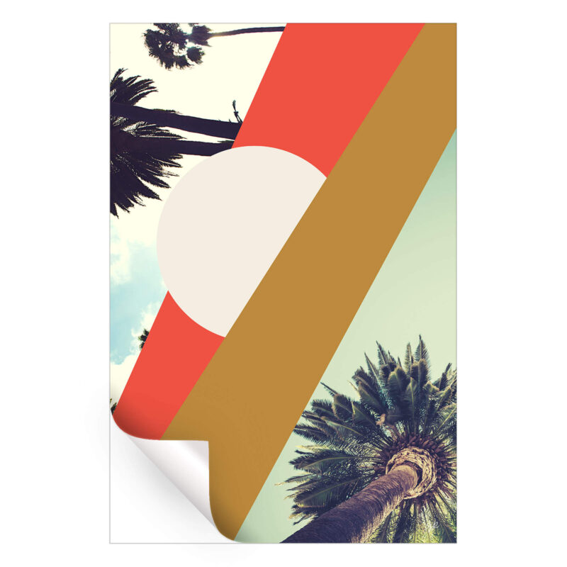 LA Sunshine Colorful Wall Art by George Rosaly