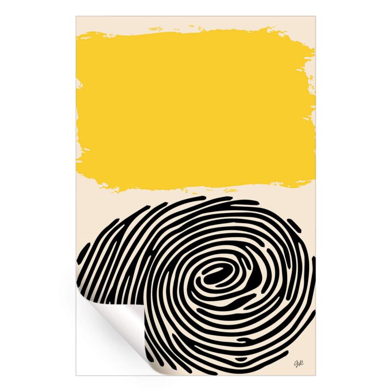 Print Me In Vogue Yellow Wall Art by George Rosaly