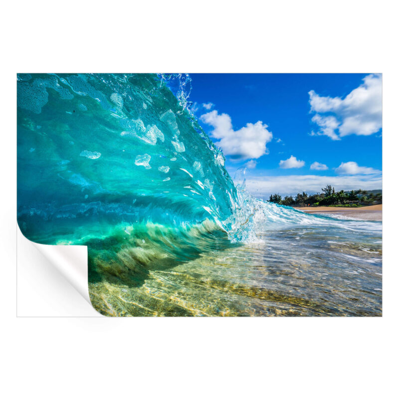 Tropical Shore Break Vibrant Wall Art by Derek Gomez