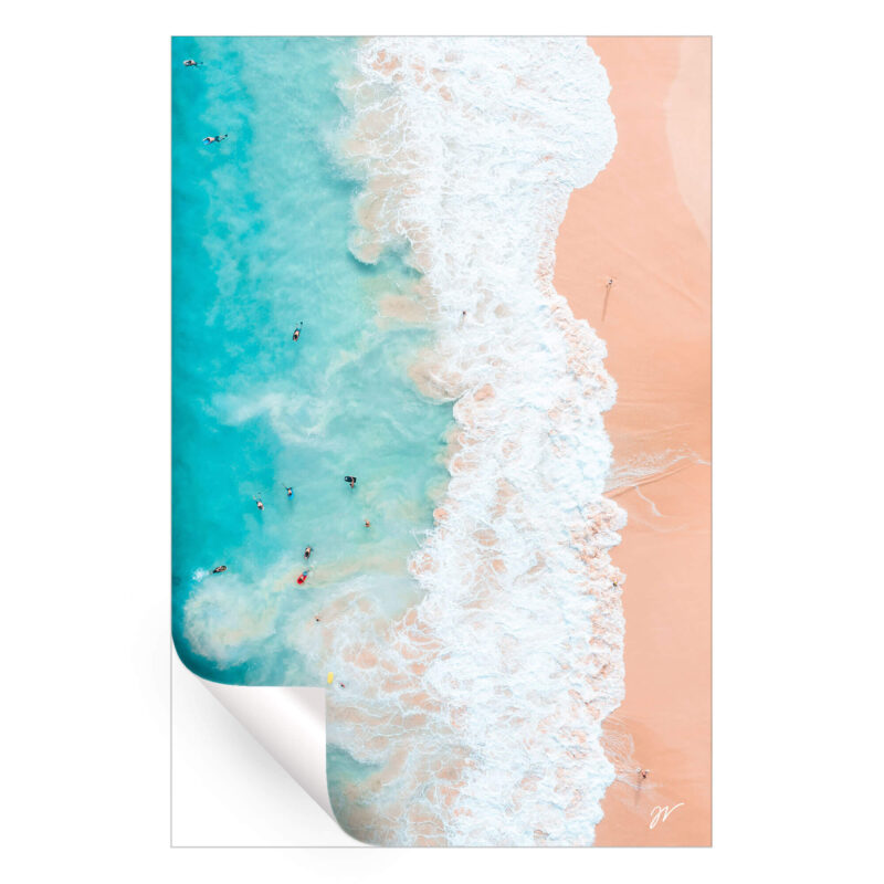 Beached Out Blues Blue Wall Art by Jess Loiterton