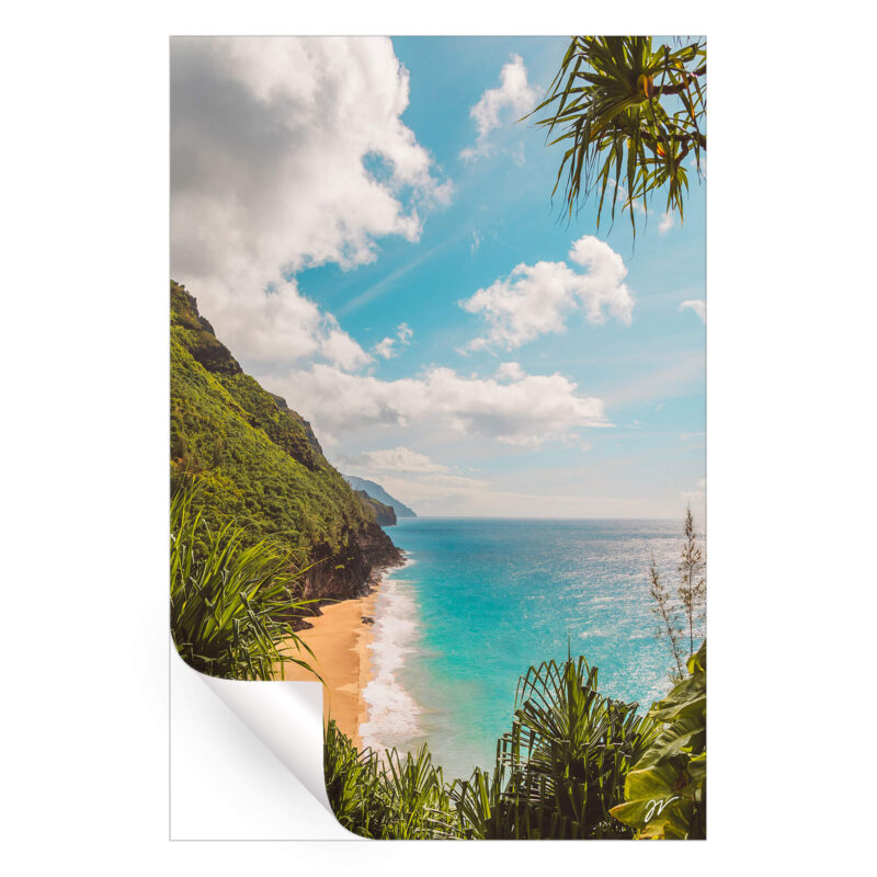 Paradise To Me Blue Wall Art by Jess Loiterton