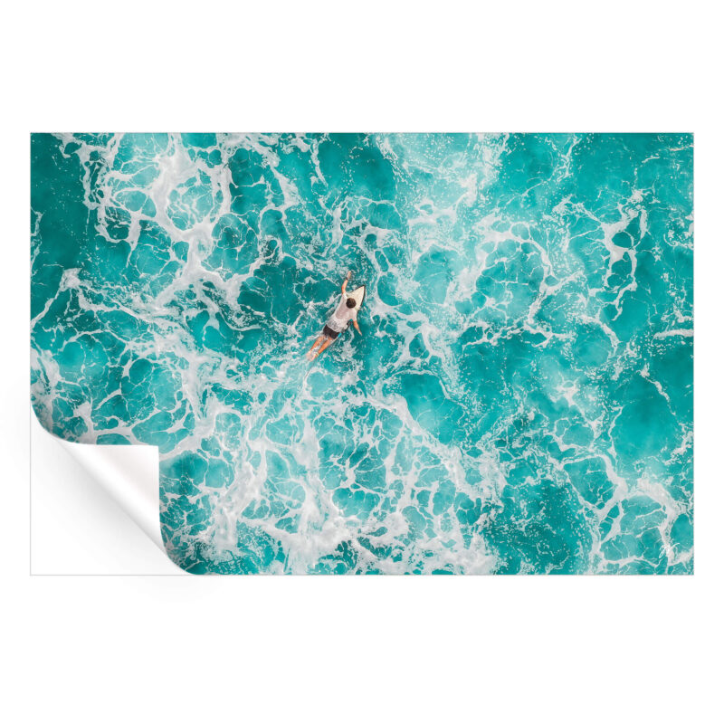 Surfing Boy Cool Wall Art by Jess Loiterton
