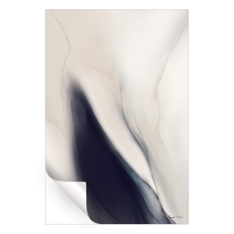 Blue Shadows Neutral Wall Art by Karine Tonial Grimm