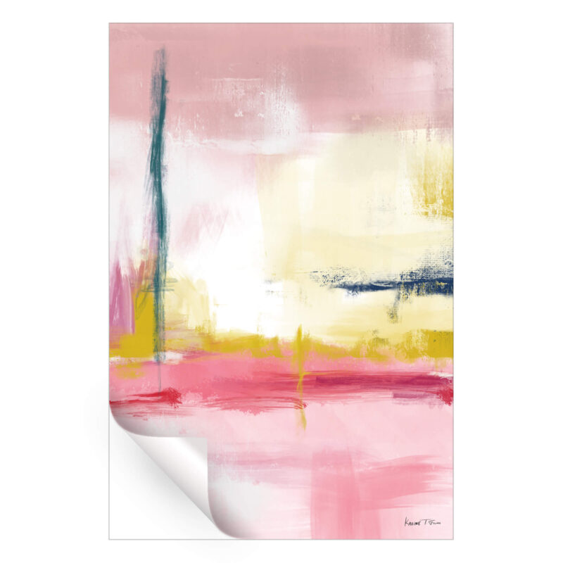 Pink Dance No. 2 Vibrant Wall Art by Karine Tonial Grimm