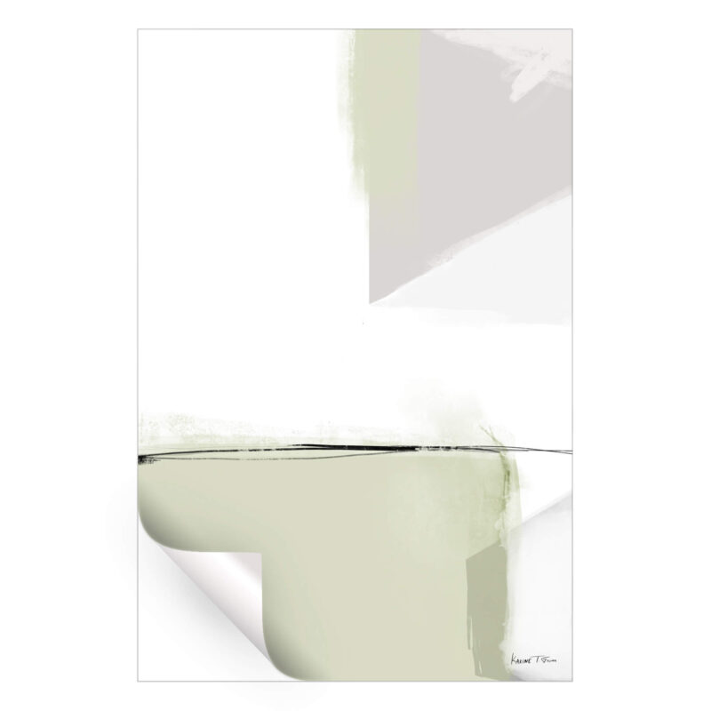 Salt No. 2 Green Wall Art by Karine Tonial Grimm