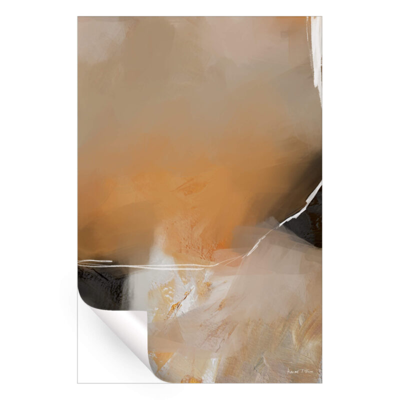 The Orange No. 3 Warm Wall Art by Karine Tonial Grimm