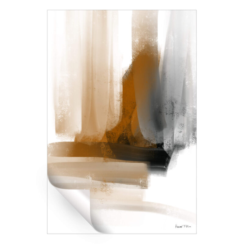 Changes No. 1 Warm Wall Art by Karine Tonial Grimm