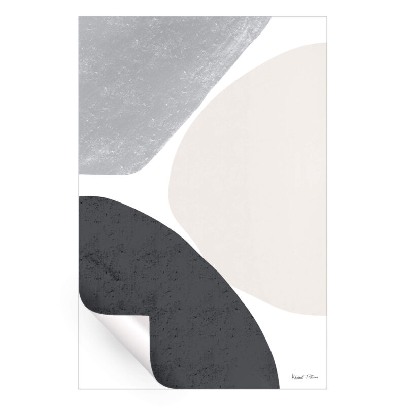 High Enough Black and White Wall Art by Karine Tonial Grimm