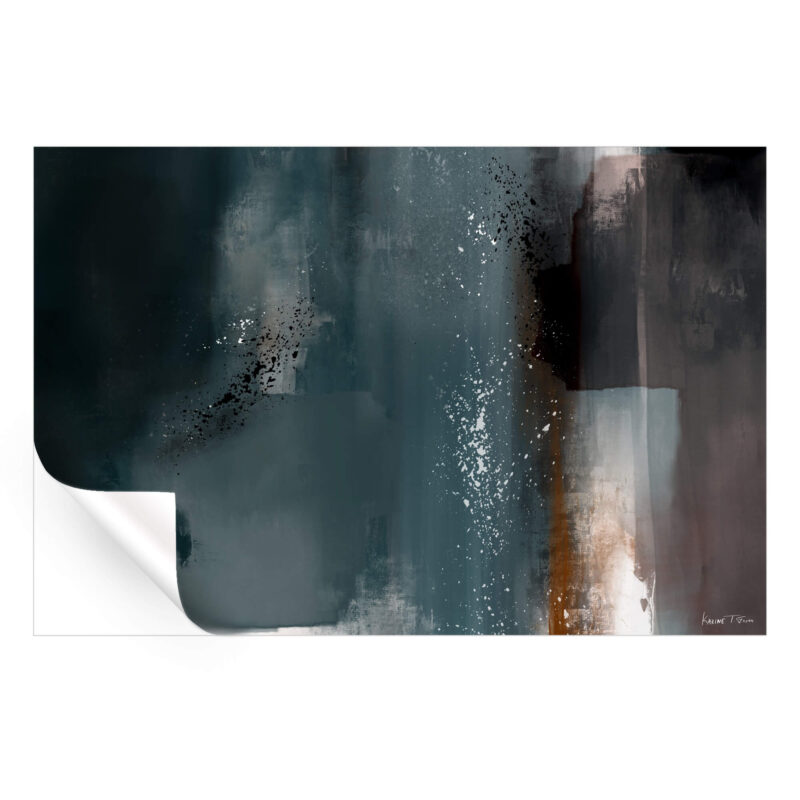 Fundamental No. 1 Dark Wall Art by Karine Tonial Grimm