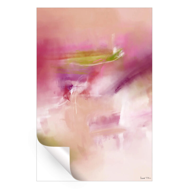 Love and Pain No. 2 Pink Wall Art by Karine Tonial Grimm