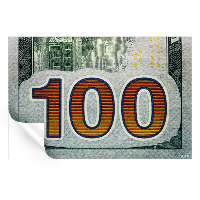 Keep It 100 Green Wall Art by Nick Ford