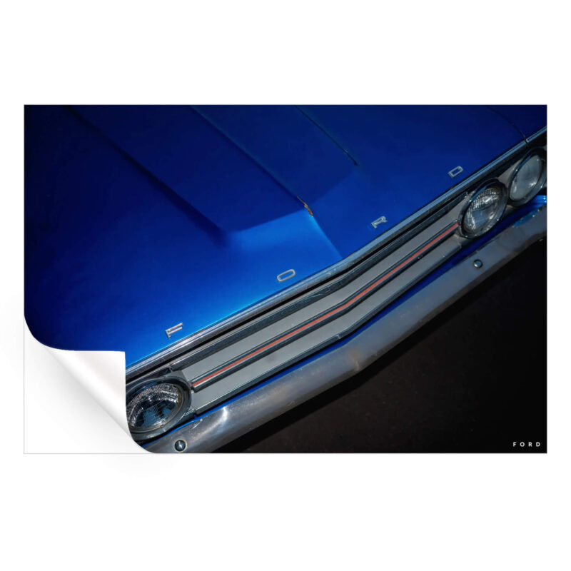 Torino Blue Wall Art by Nick Ford