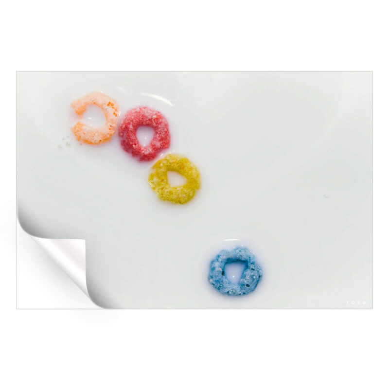 Fruit Loops Colorful Wall Art by Nick Ford