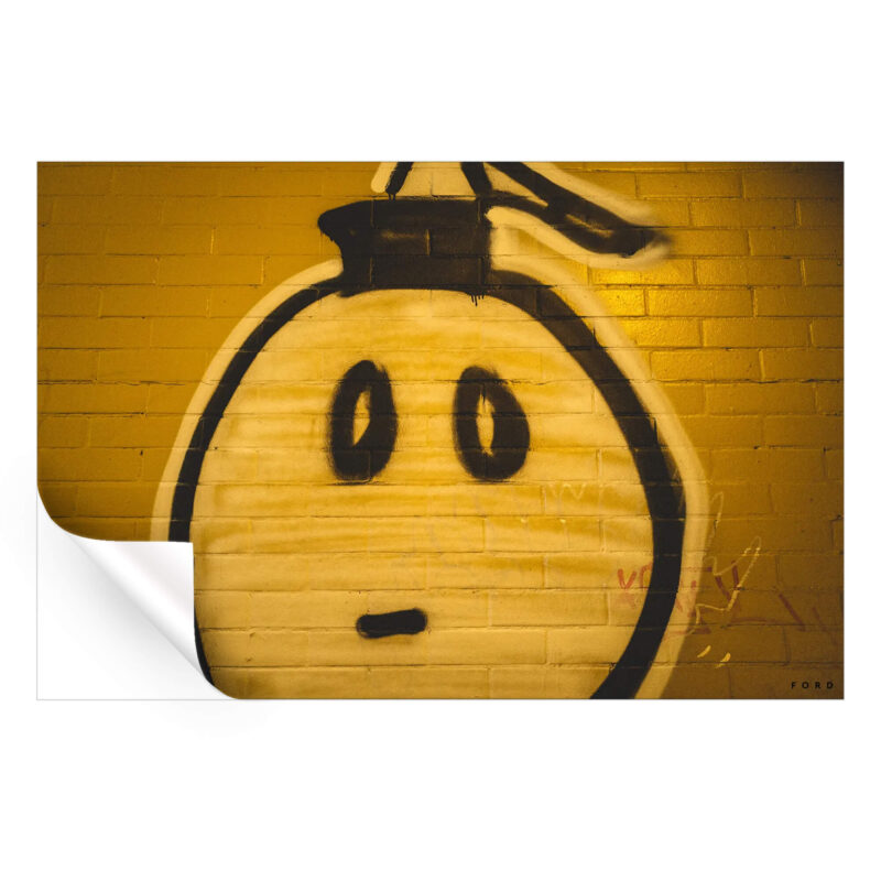 Mr. Bombastic Yellow Wall Art by Nick Ford
