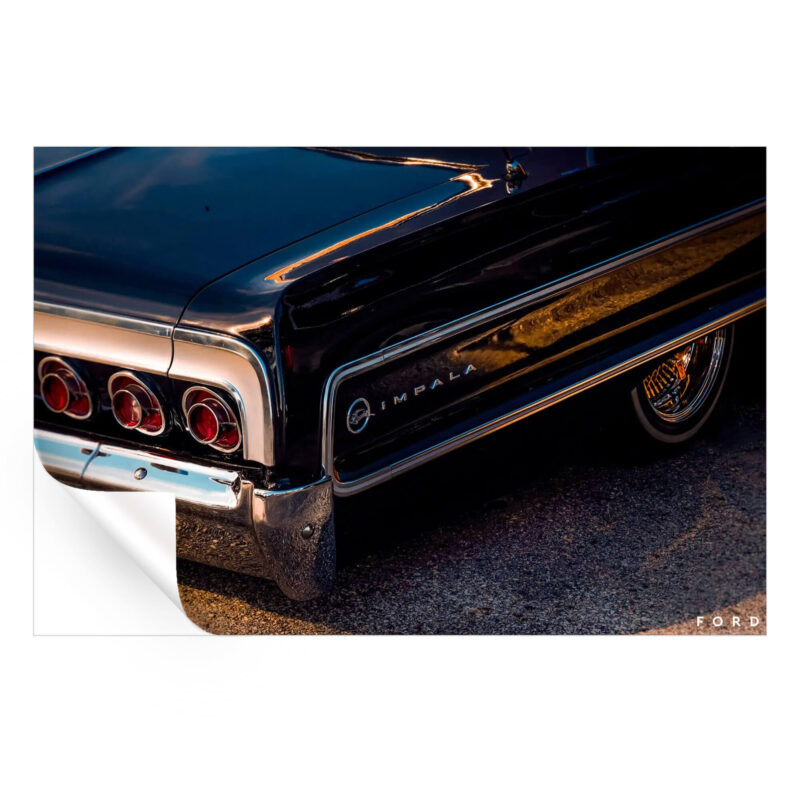 Chevy Impala Wall Art by Nick Ford