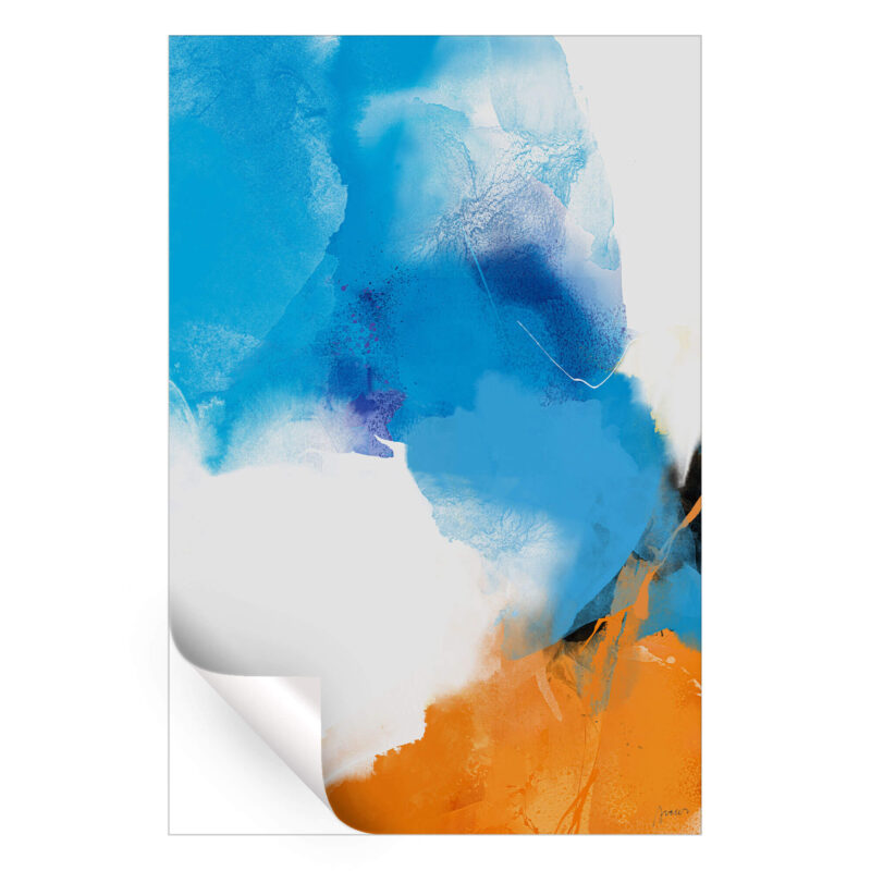 Dialogue of Wise Men Orange Wall Art by Artur Chen