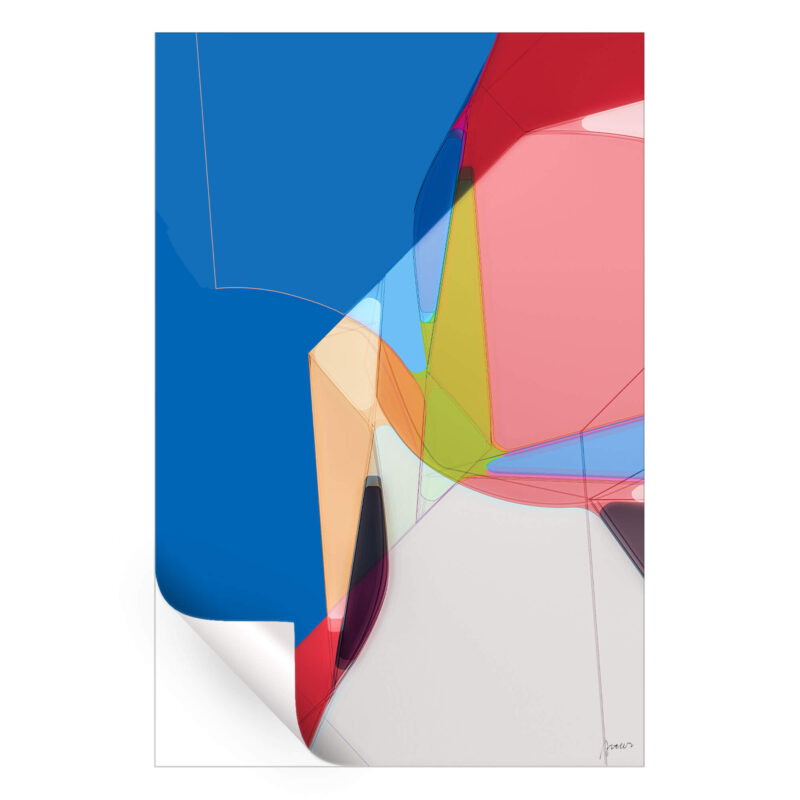 The Mediterranean Sea Colorful Wall Art by Artur Chen