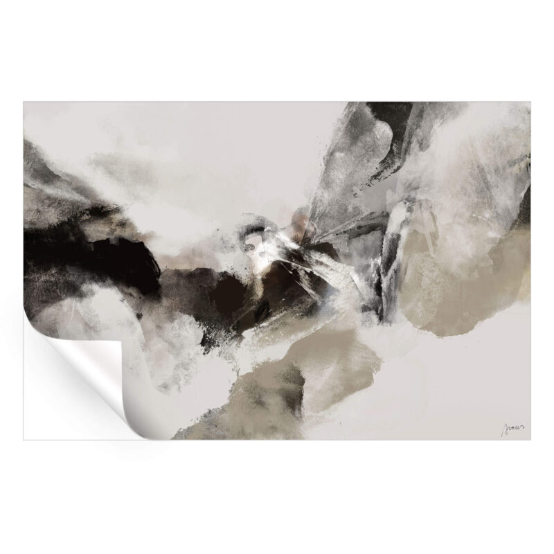 Vision of the Peak Grey Wall Art by Artur Chen