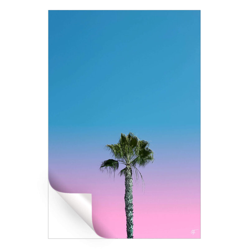 Tree Blue Wall Art by Arytron