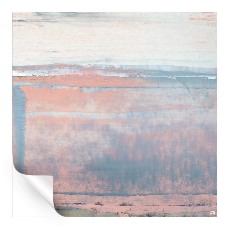 Misty Morning Peach Wall Art by Jared Hankins