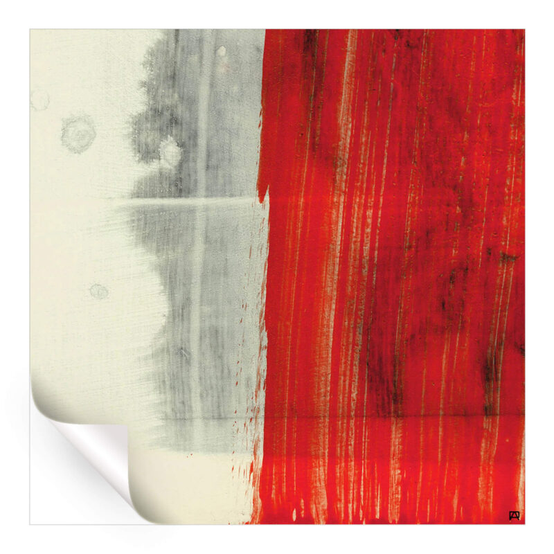 Red Split Red Wall Art by Jared Hankins