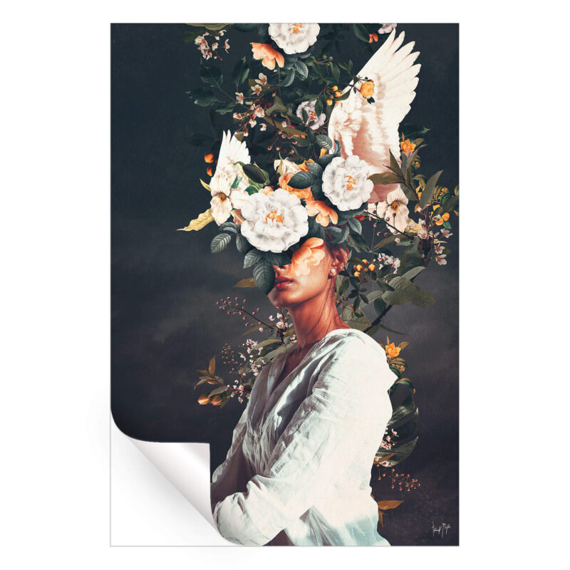 The Last Portrait of Penelope Dark Wall Art by Frank Moth