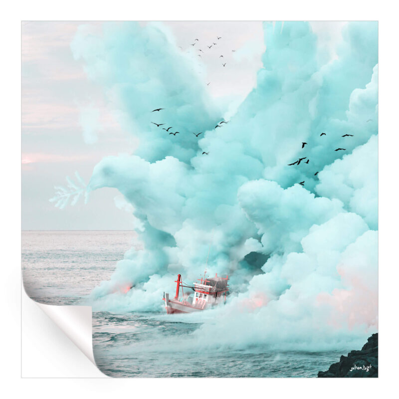 Peaceful Cool Wall Art by Julien Tabet