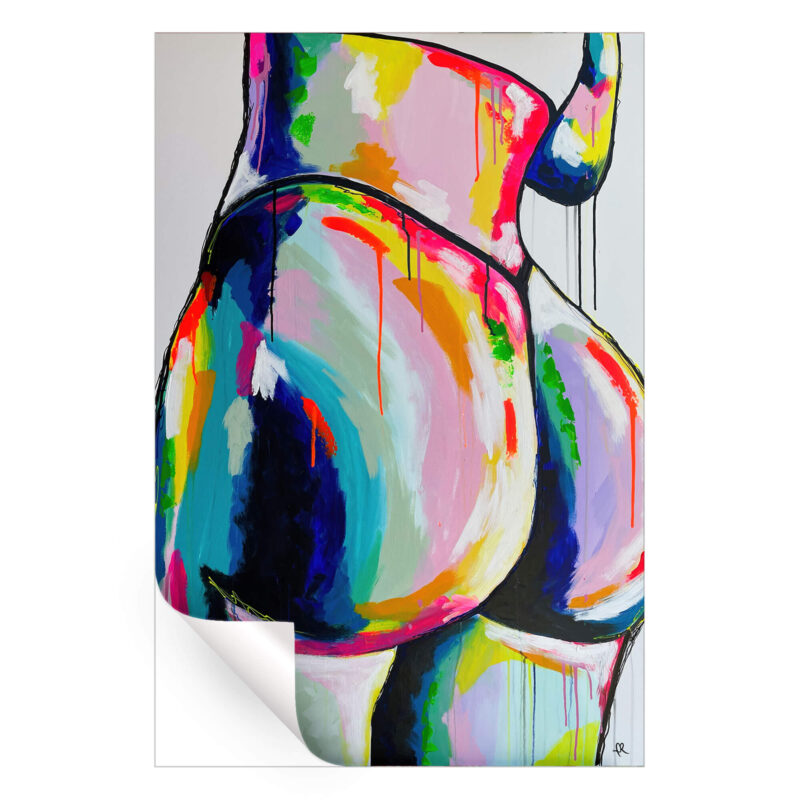 Alyssa Colorful Wall Art by IR Artwork