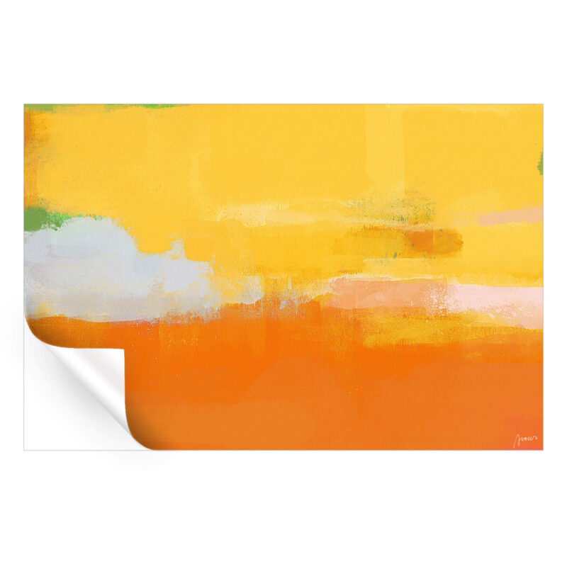 Gentle Scenery Orange Wall Art by Artur Chen