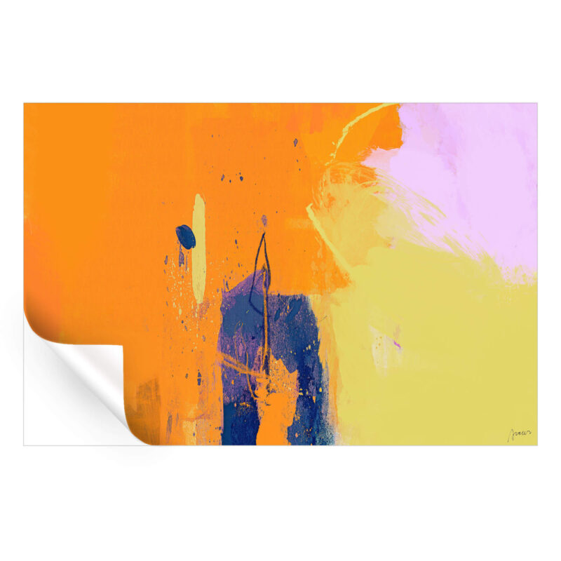 Chat of Joy Vibrant Wall Art by Artur Chen