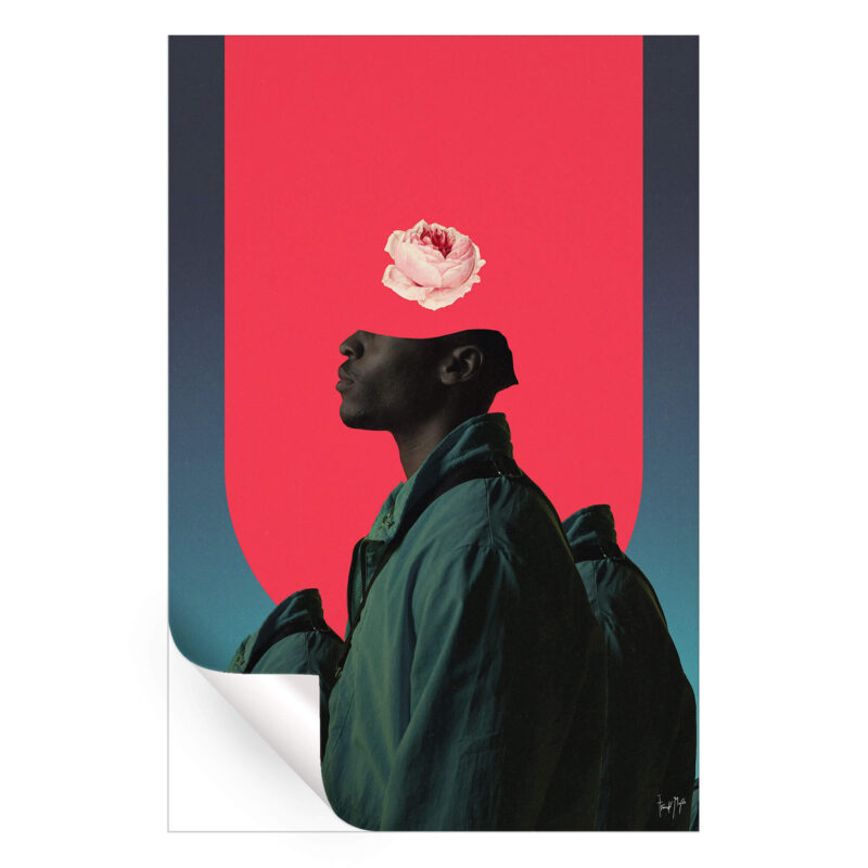 Every Man is a Mountain Dark Wall Art by Frank Moth