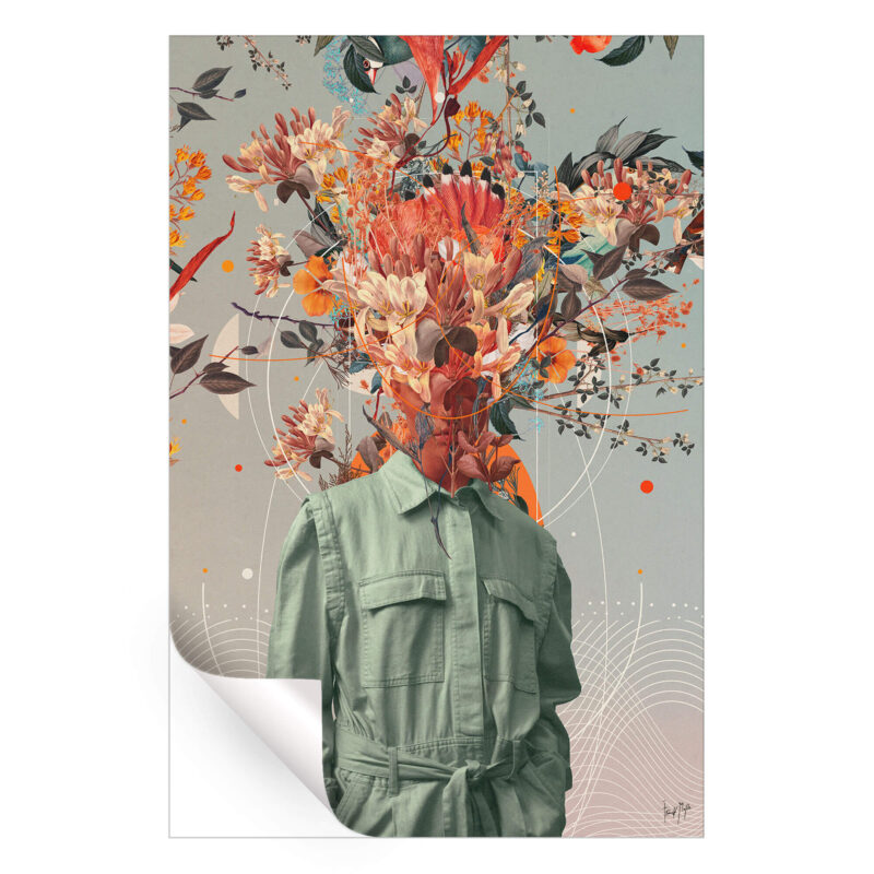 You Smell Like Home Green Wall Art by Frank Moth