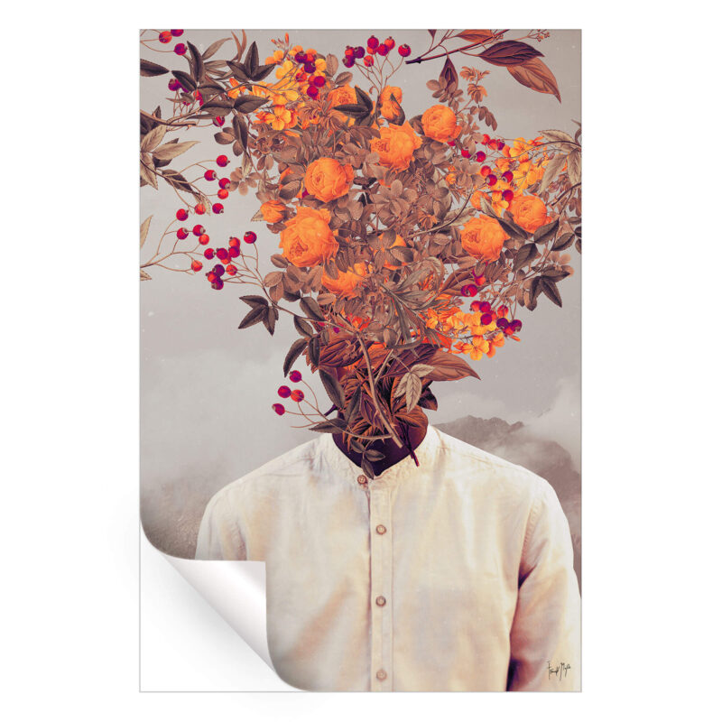 Bloom Bright Warm Wall Art by Frank Moth