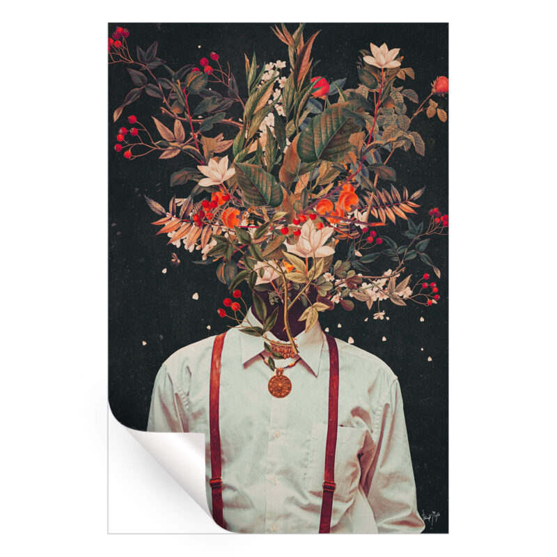 Foliage Dark Wall Art by Frank Moth