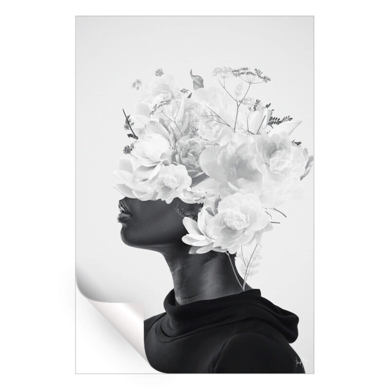 Leaden Blossom Cool Wall Art by Frank Moth