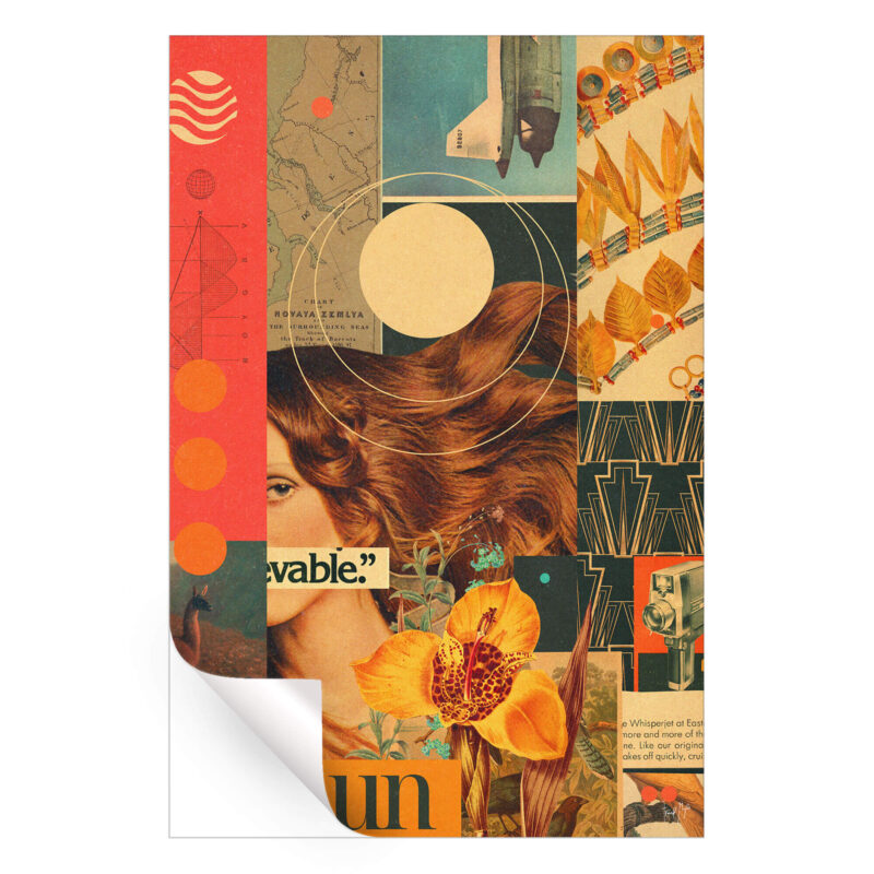 Had to Believe the Unbelievable Warm Wall Art by Frank Moth