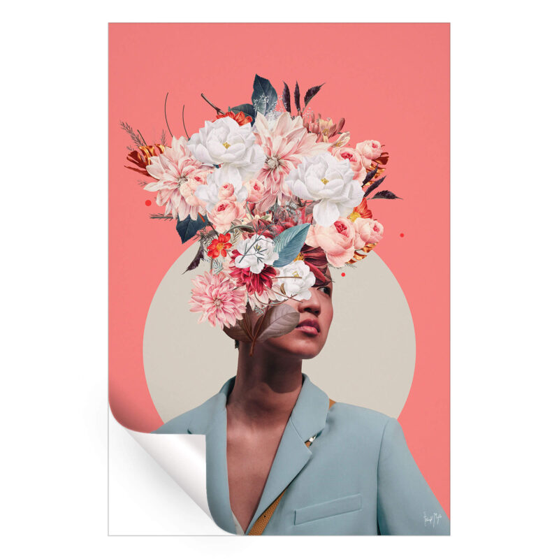 Searching for Sunrise Pink Wall Art by Frank Moth