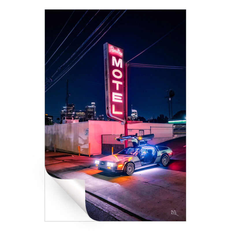 Back to the Future Warm Wall Art by Deston Isas